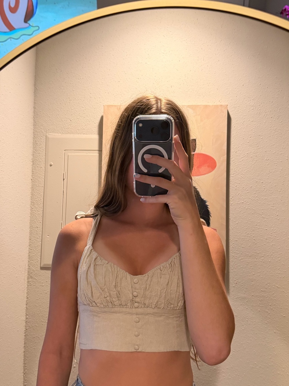 Alter’d State Tie Strap Crop Top